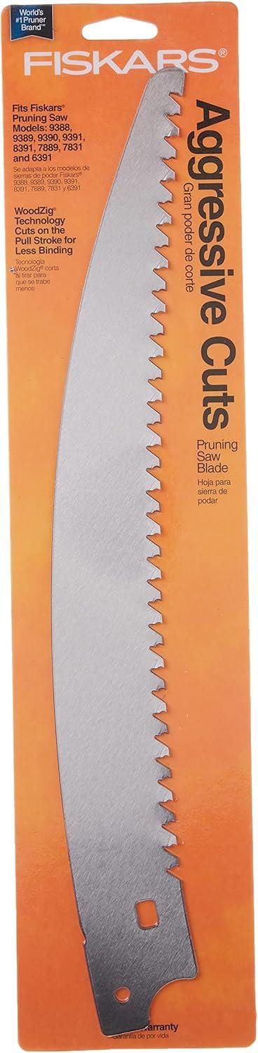 imageFiskars 15Inch Replacement Saw Blade for Pruning HighSpeed Steel WoodZig Blade for Lightweight Extendable Tree Pruner Fits Fiskars pruner models 6391 9388 9390 7889 7831 and 839115 in