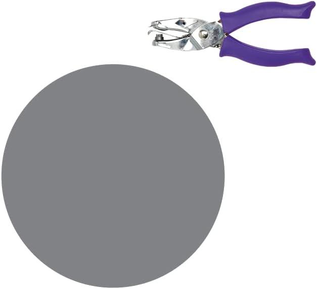 imageFiskars 23517097J Circle Hand Punch 18 Inch Purple  Pink116 in