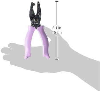 imageFiskars 23517097J Circle Hand Punch 18 Inch Purple  Pink14 in