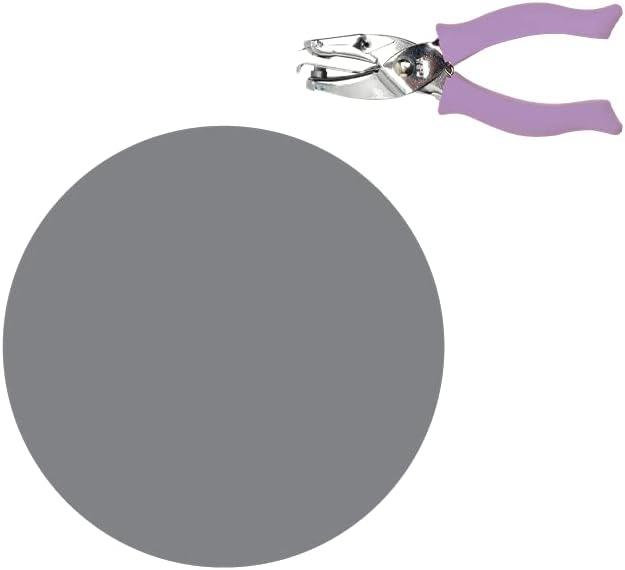 imageFiskars 23517097J Circle Hand Punch 18 Inch Purple  Pink14 in