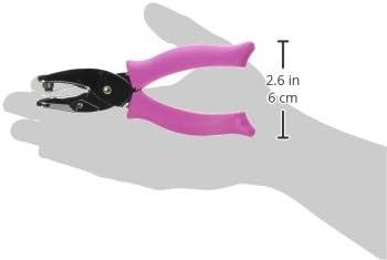 imageFiskars 23517097J Circle Hand Punch 18 Inch Purple  Pink14 in Heart