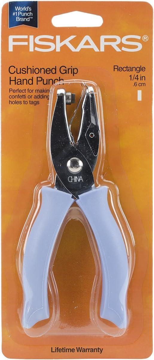 imageFiskars 23517097J Circle Hand Punch 18 Inch Purple  Pink14 in Rectangle