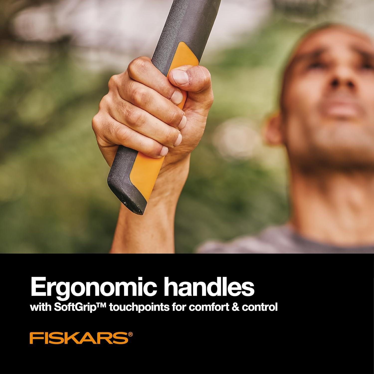 imageFiskars 32Inch Loppers for Tree Trimming Heavy Duty LowFriction Sharp Steel Blade Branch Cutter up to 2Inch Diameter Cut Capacity PowerGear2 Technology that Multiplies Power for Less Effort32 in