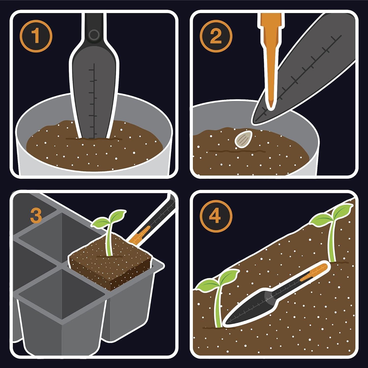 imageFiskars 3401101001 Seed Planting Trowel BlackNo Size