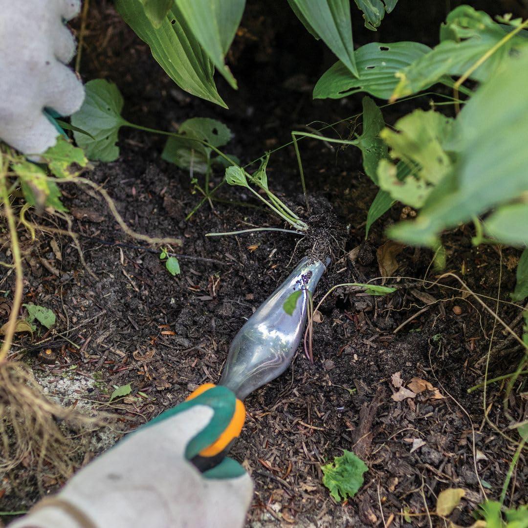 imageFiskars 3in1 Garden Tool Set Includes Trowel Transplanter and Cultivator for Outdoor Gardening Ergonomic Yard Tool KitWeeder