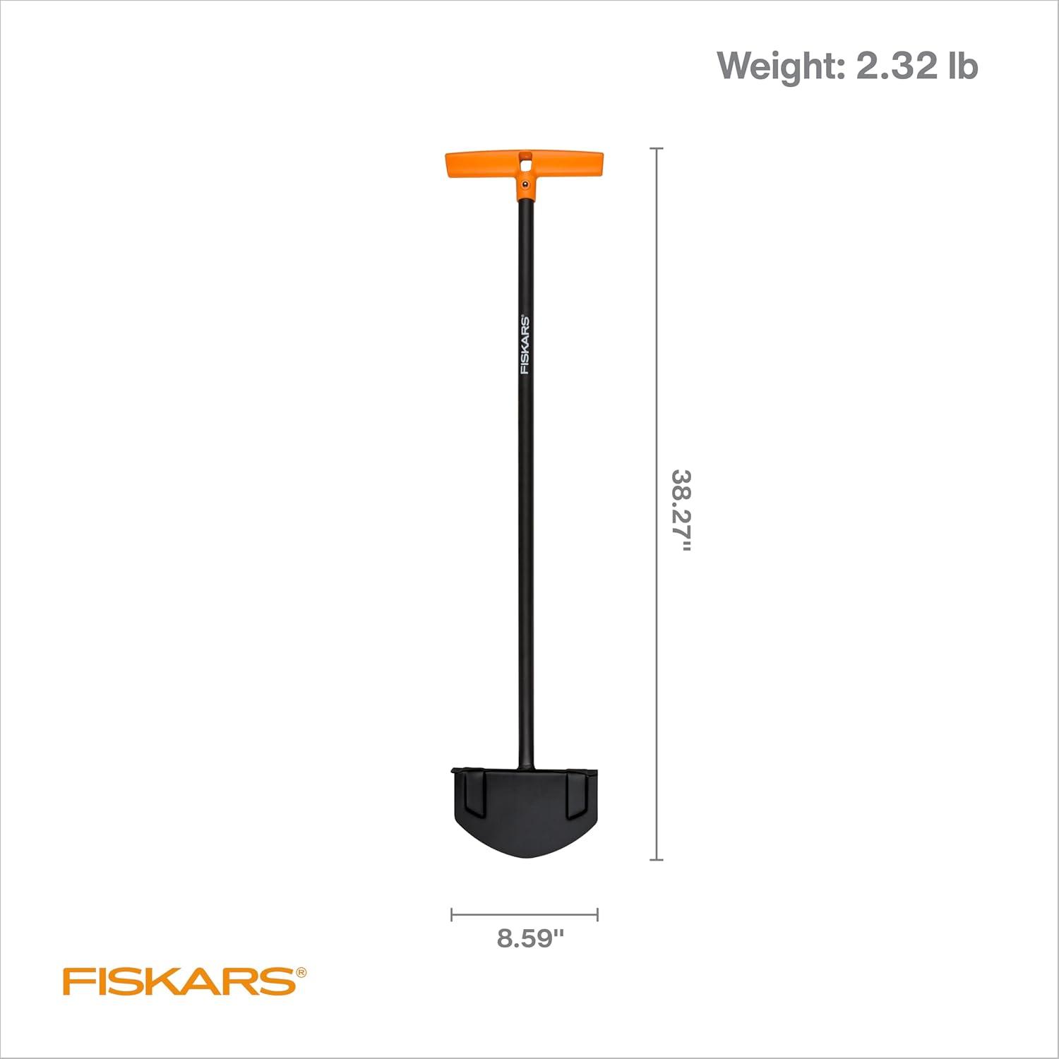 imageFiskars 40quot Steel Tiller Long Handle Hand Tiller for Gardening Garden ToolEdger