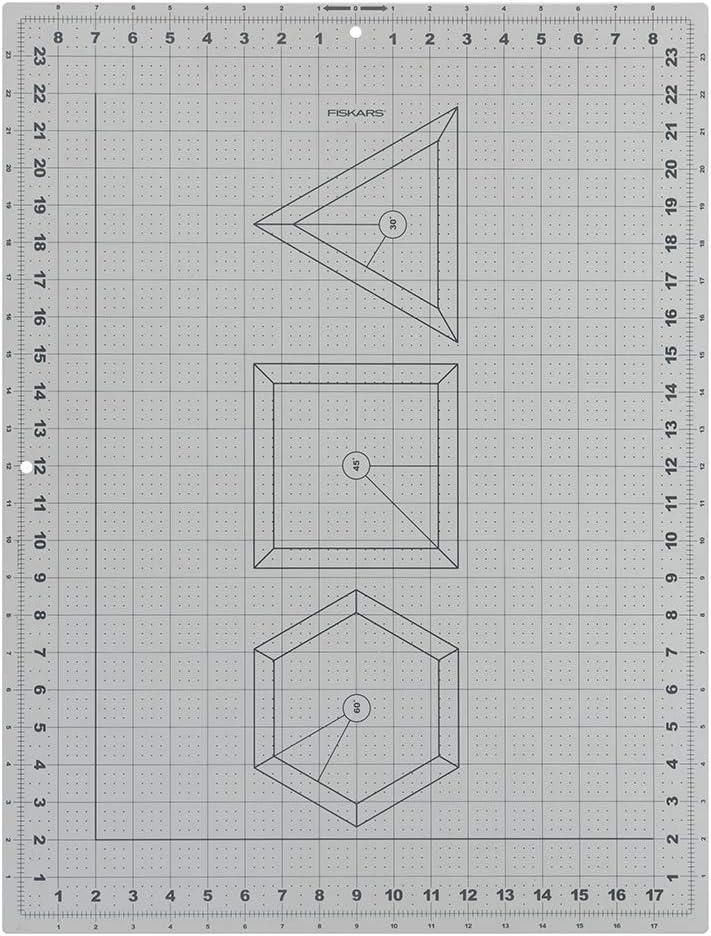 imageFiskars Crafts Cutting Mat DIY 18 in x 24 in 18x24 Grey