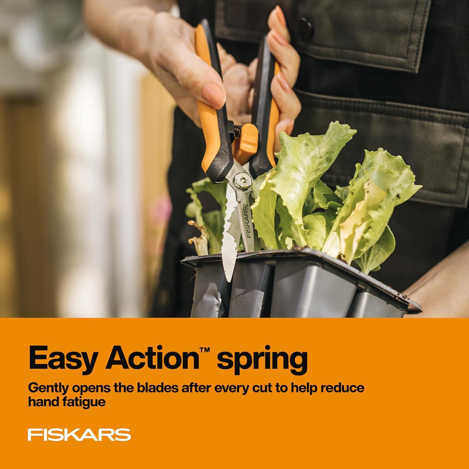 imageFiskars Garden Scissors 7in1 Garden Shears MultiTool with Sheath Great for Plant Trimming Cutting Nursery Pots Bags and WireClassic