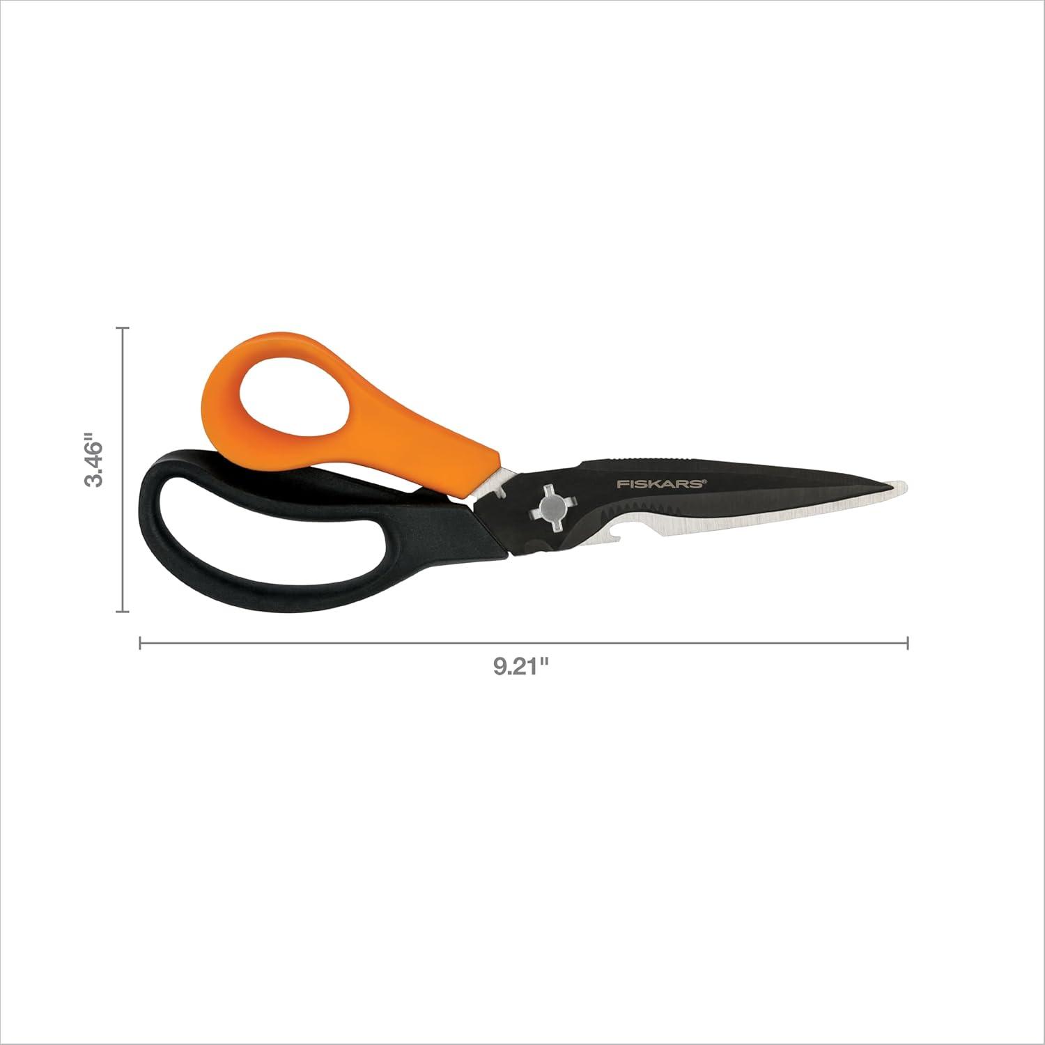 imageFiskars Garden Scissors 7in1 Garden Shears MultiTool with Sheath Great for Plant Trimming Cutting Nursery Pots Bags and WireGarden Shears Original