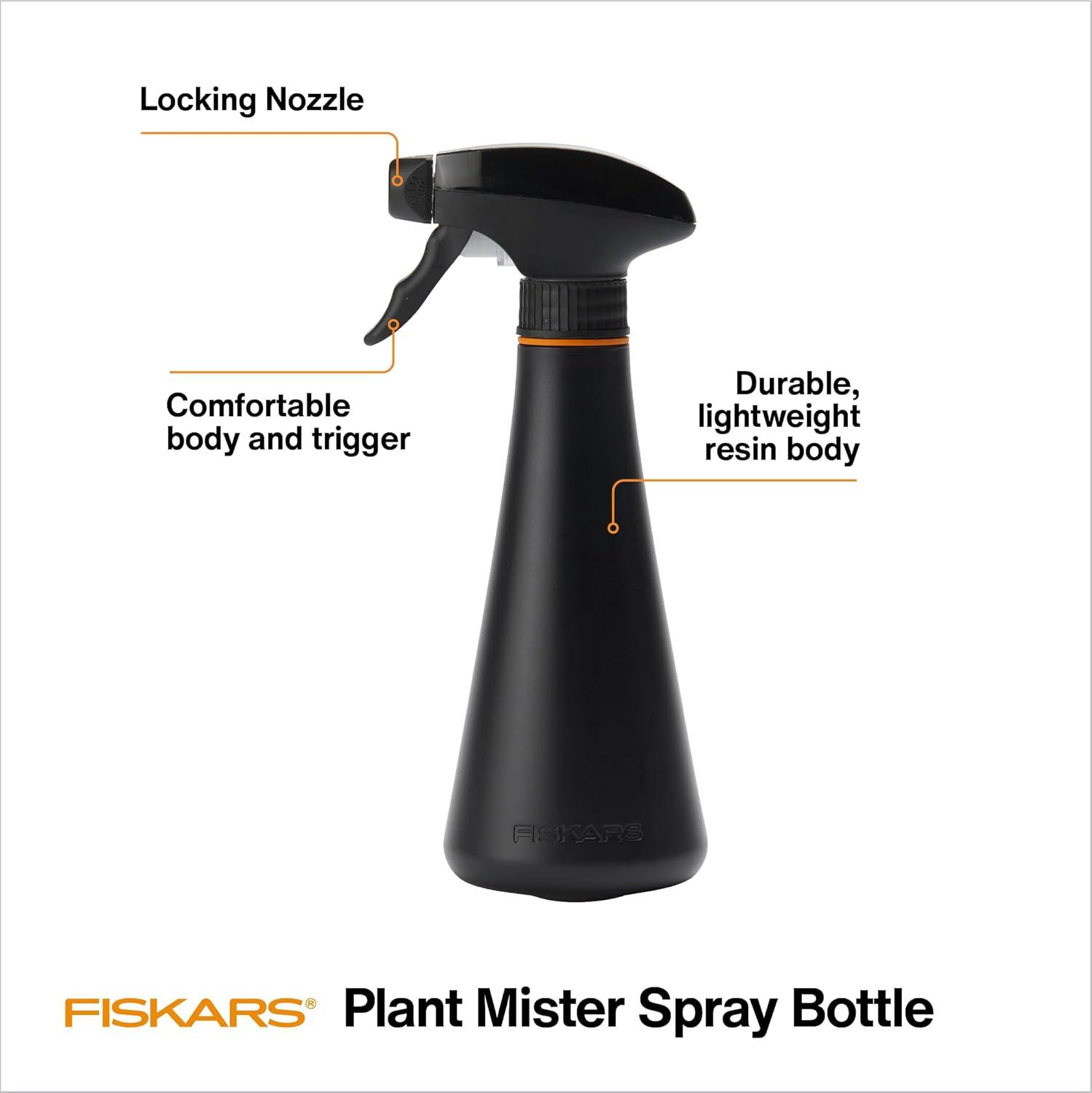 imageFiskars Plant Mister Spray Bottle 10 oz Fine Mist for Indoor or Outdoor Gardening and Delicate Houseplants Made with Lightweight and Durable Recycled Plastic10 Ounces