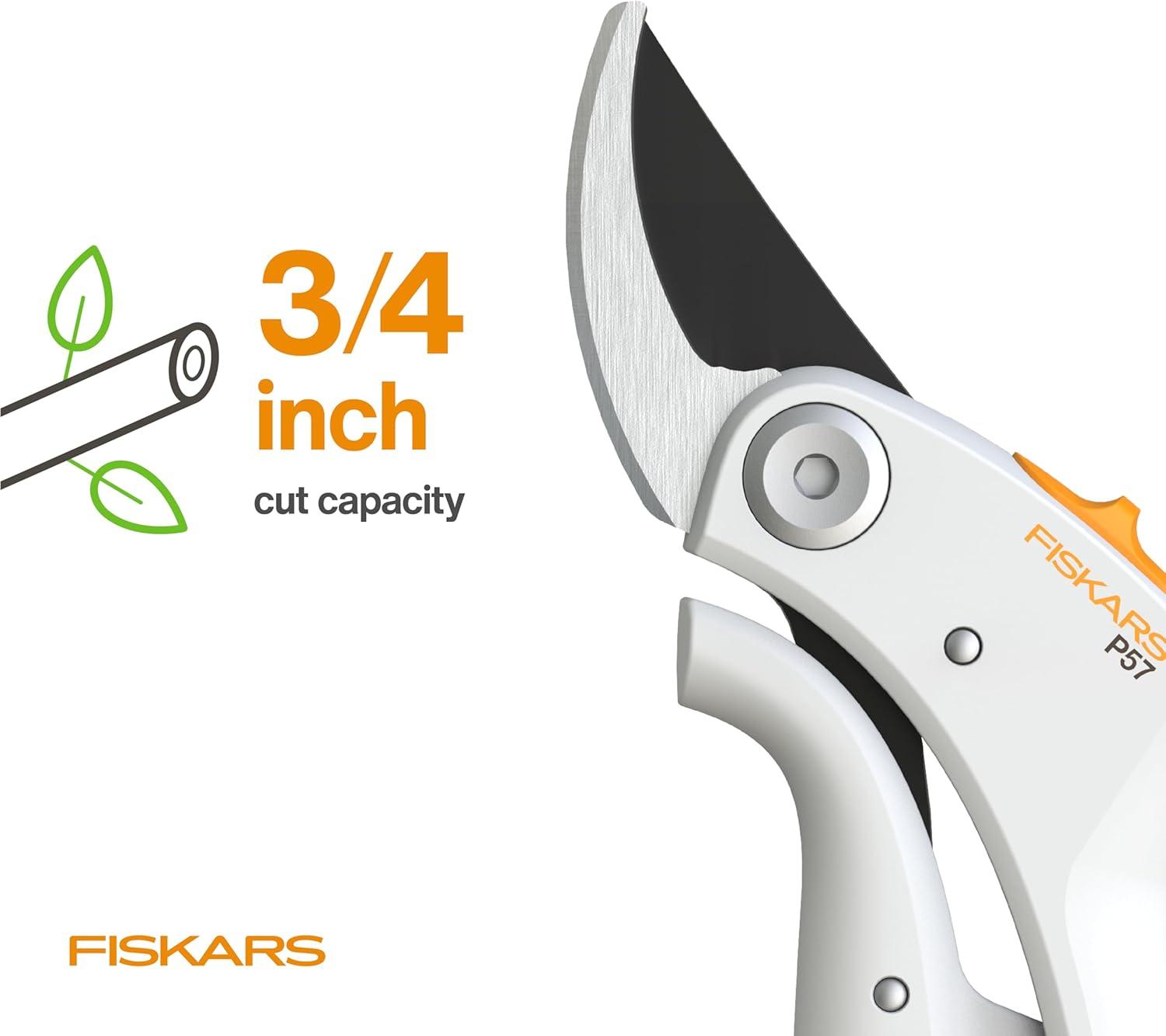 imageFiskars PowerGear Lopper Lightweight Anvil Garden Tool WhiteBypass Pruner