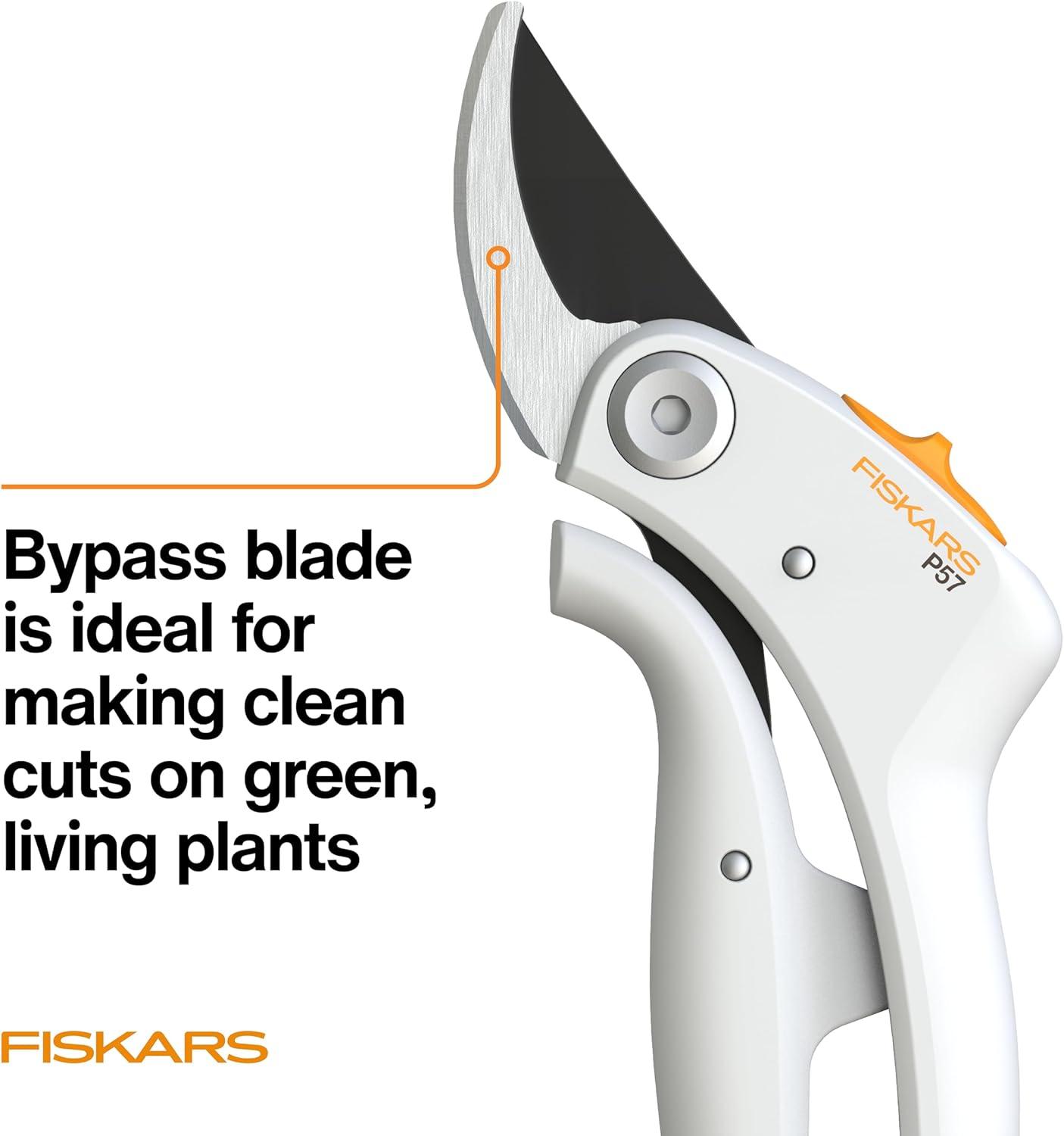 imageFiskars PowerGear Lopper Lightweight Anvil Garden Tool WhiteBypass Pruner