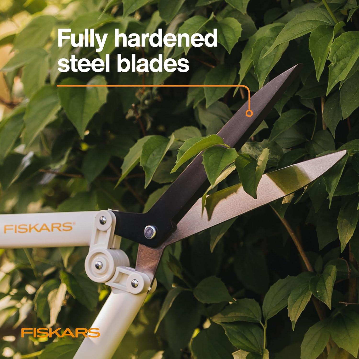 imageFiskars PowerGear Lopper Lightweight Anvil Garden Tool WhiteHedge Shears