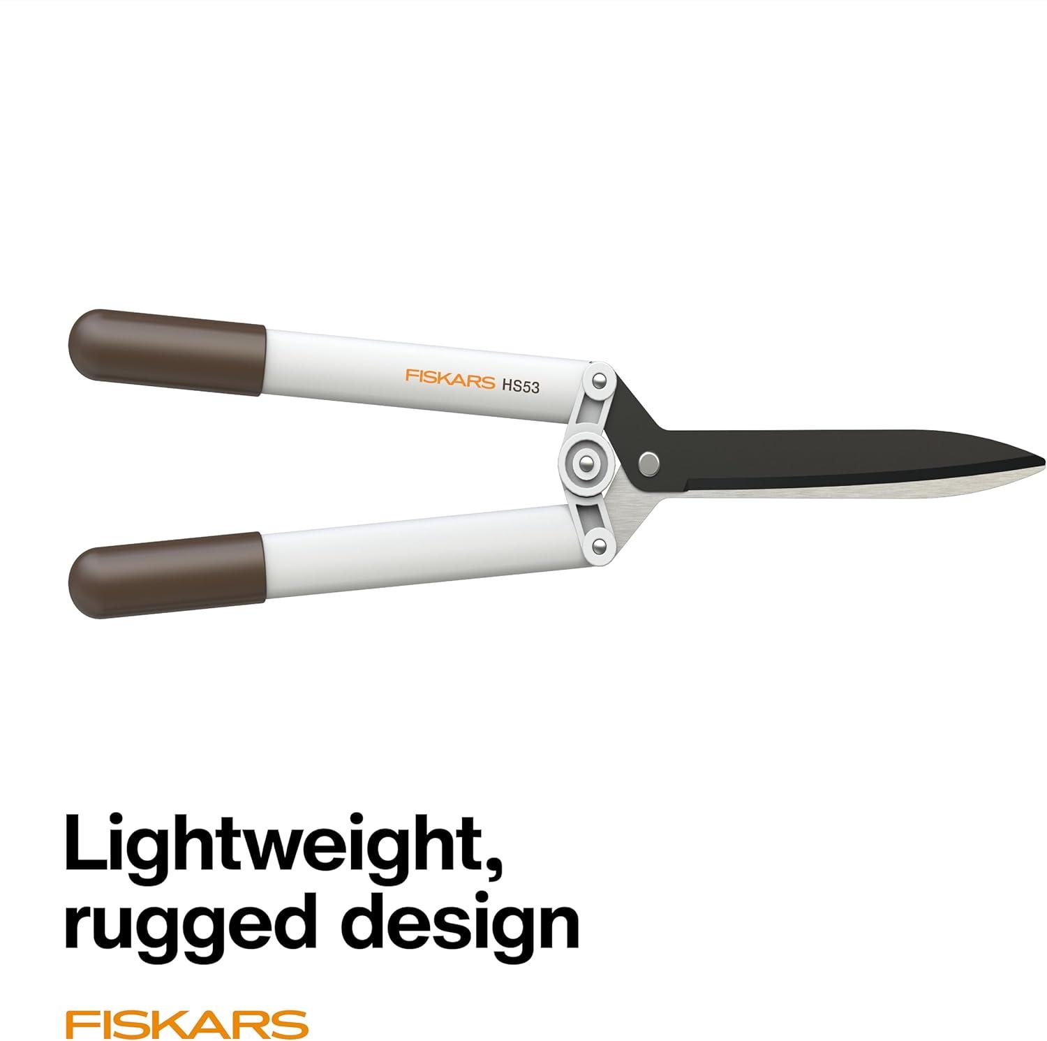 imageFiskars PowerGear Lopper Lightweight Anvil Garden Tool WhiteHedge Shears