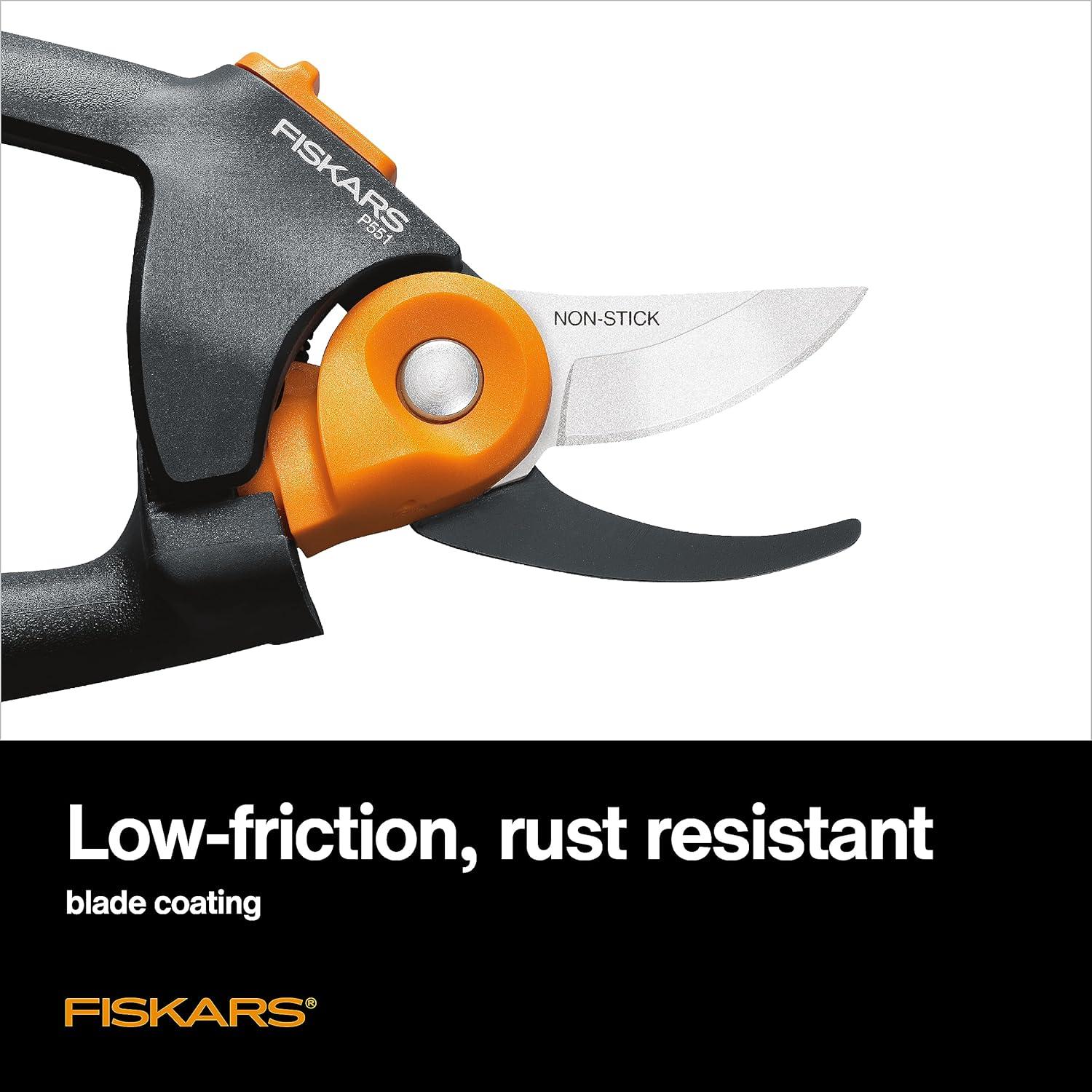 imageFiskars Pruning Shears Bypass Pruner that Cuts Through Stems up to 34Inch PowerGear Technology For More Power on Every CutPruner