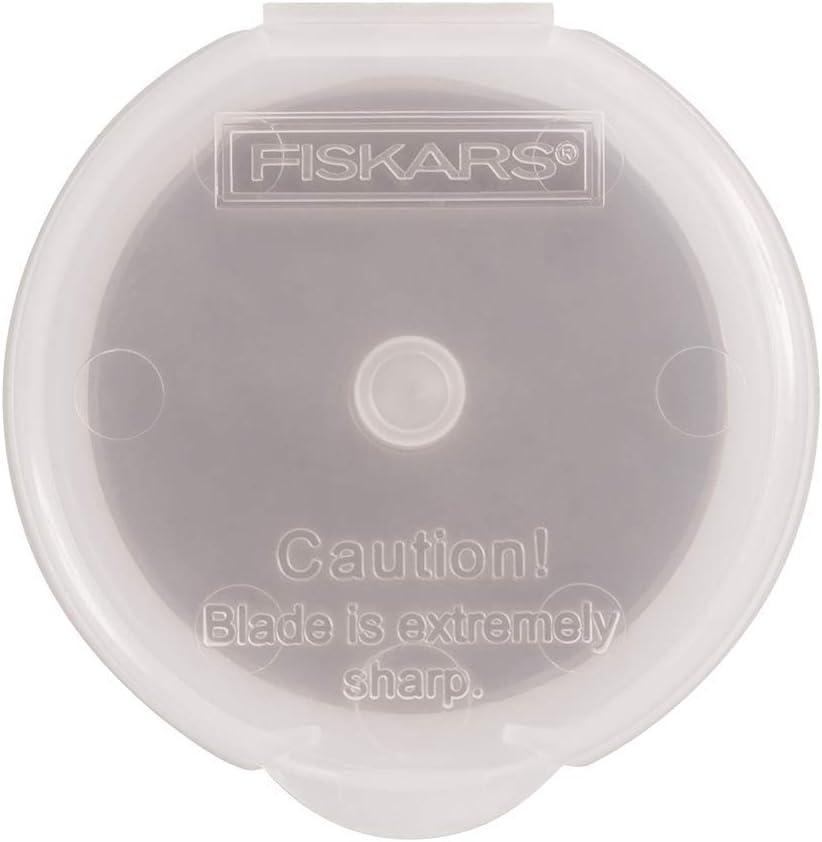 imageFiskars Rotary Cutter 45mm Replacement Blades  5Pack  45mm Stainless Steel Rotary Cutter Blade  Craft Supplies
