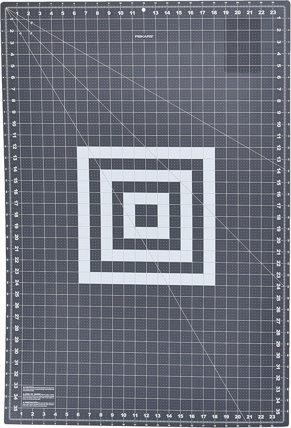 imageFiskars Self Healing Cutting Mat with Grid for Sewing Quilting and Crafts  24quot x 36 Grid LilacMountain HazeGray