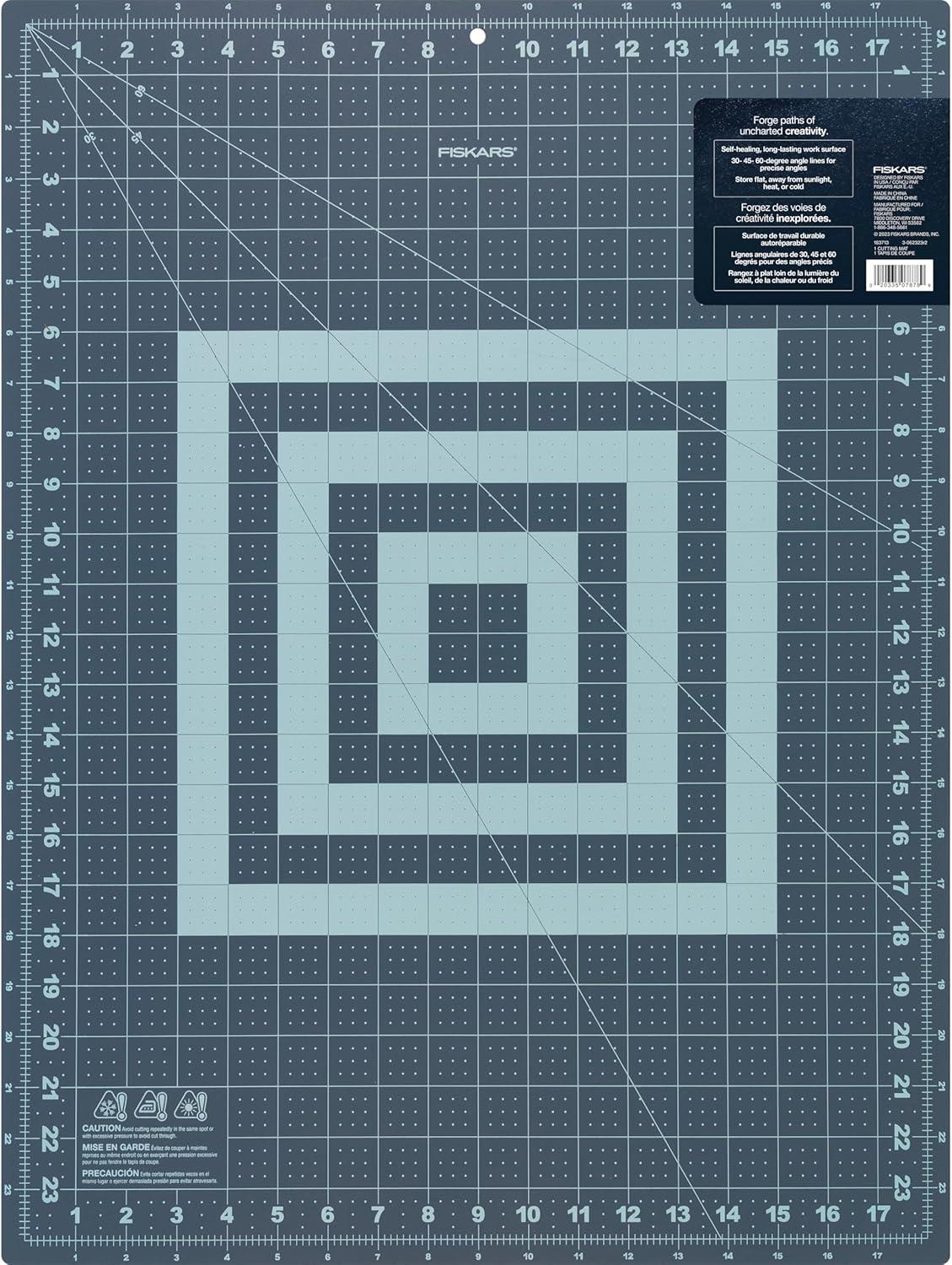 imageFiskars Self Healing Cutting Mat with Grid for Sewing Quilting and Crafts  24quot x 36 Grid LilacMountain HazeLilac