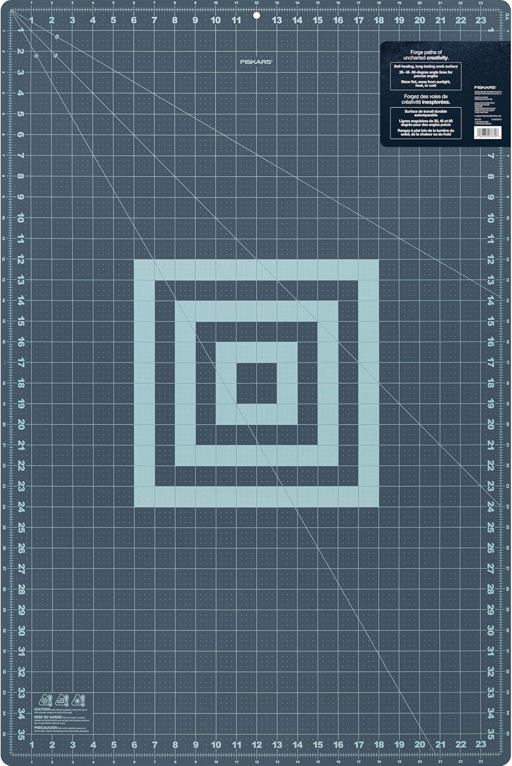 imageFiskars Self Healing Cutting Mat with Grid for Sewing Quilting and Crafts  24quot x 36 Grid LilacMountain HazeLilac