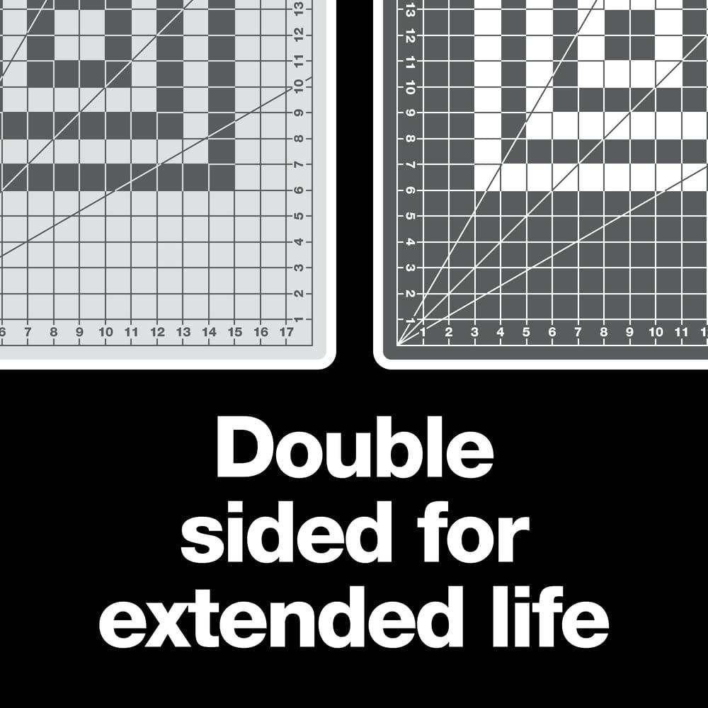 imageFiskars Self Healing Eco Cutting Mat with Grid for Sewing Quilting and Crafts  24quot x 36 Grid18x24
