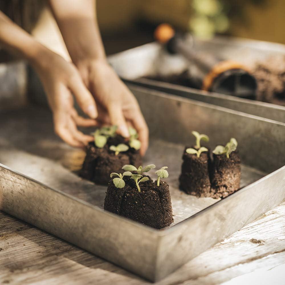 imageFiskars Soil Block Maker for Garden Seeds with Natural Air Pruning Eco Friendly Soil Blocking Gardening Tool for Germinating SeedsNo Size