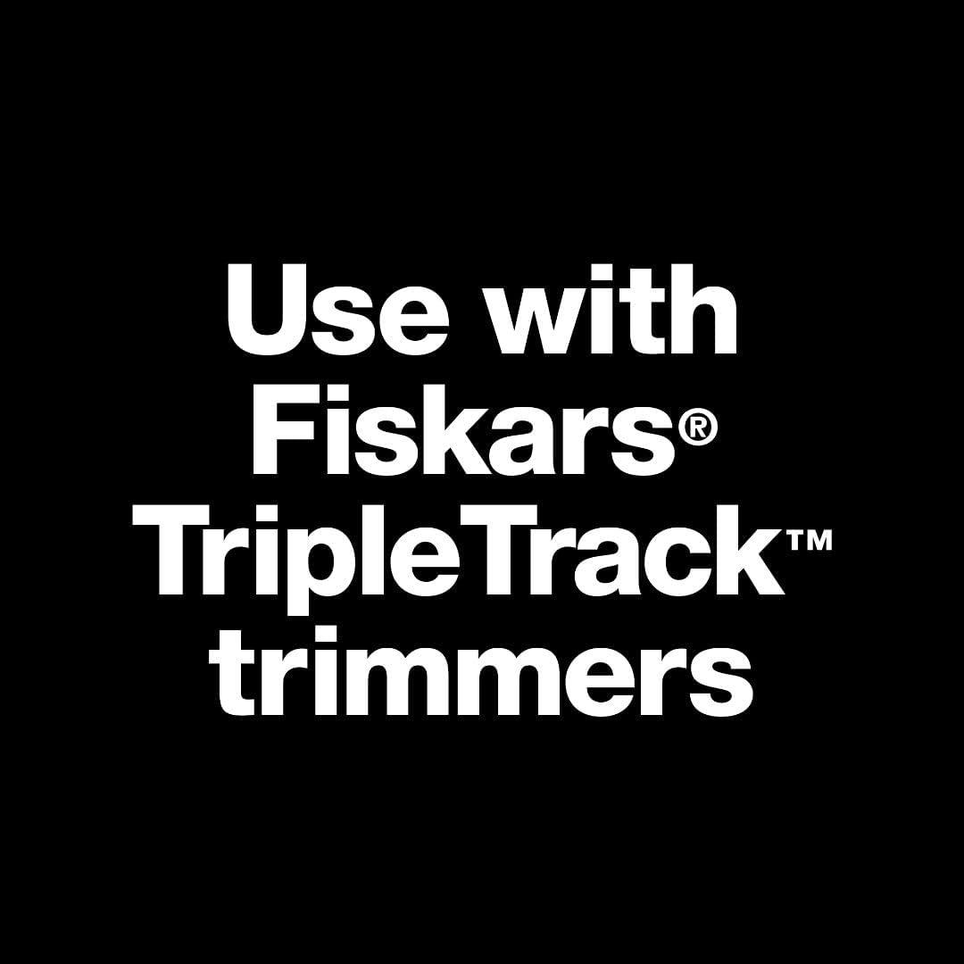 imageFiskars TripleTrack Trimmer Replacement Blades  2Pack  High Profile Style I Blades for Cutting and Scoring  Arts and Crafts  OrangeBlack1Pack