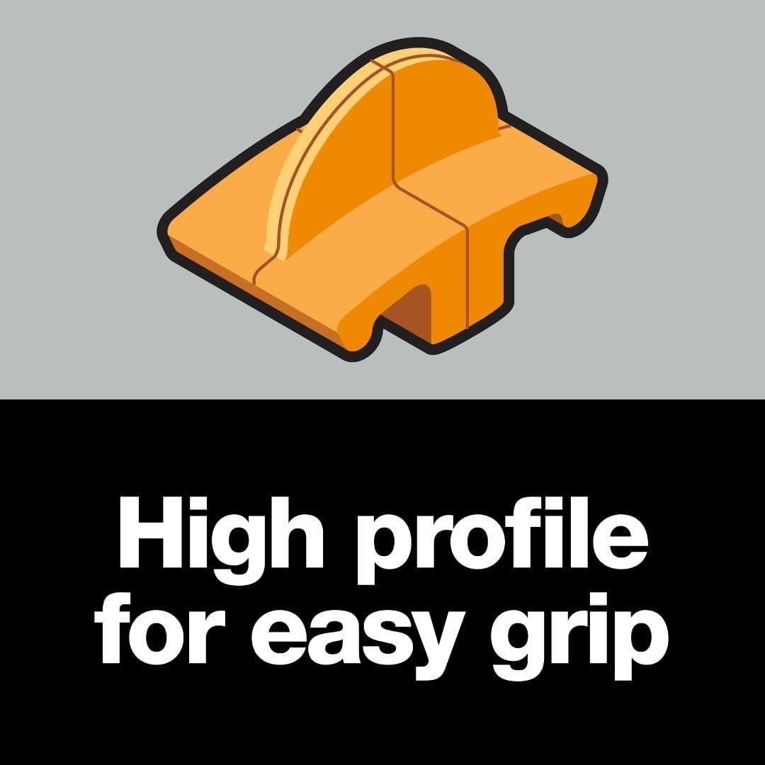 imageFiskars TripleTrack Trimmer Replacement Blades  2Pack  High Profile Style I Blades for Cutting and Scoring  Arts and Crafts  OrangeBlack1Pack