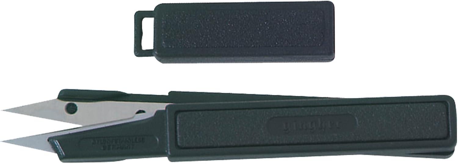 imageGingher Featherweight Thread Clippers  4quot Stainless Steel Snips  Sharp Thread Puller with Protective Cap for Crafts  Black