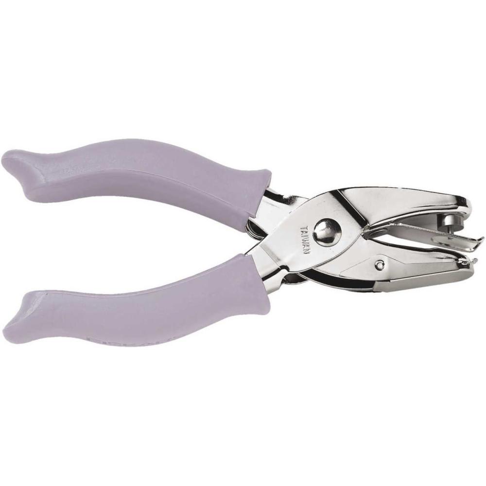 imageFiskars 23517097J Circle Hand Punch 18 Inch Purple  Pink14 in
