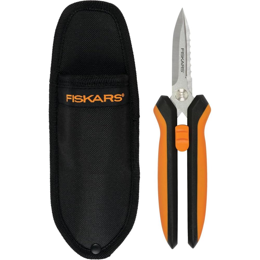 imageFiskars Garden Scissors 7in1 Garden Shears MultiTool with Sheath Great for Plant Trimming Cutting Nursery Pots Bags and WireClassic