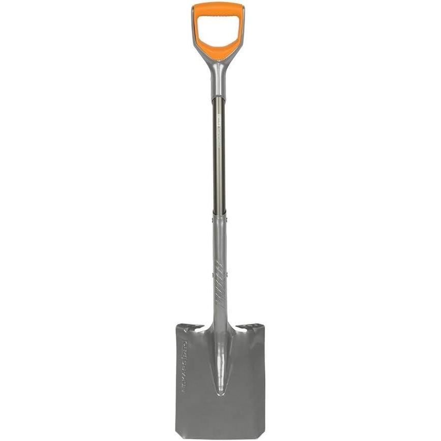 imageFiskars PRO Transfer Shovel 42 Inch HeavyDuty Aluminum Shovel with DHandle for Maximum Leverage Ideal for Moving Gravel Soil and Garden DebrisTransfer Shovel  42 in