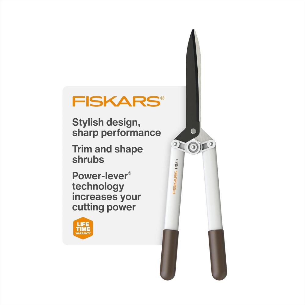 imageFiskars PowerGear Lopper Lightweight Anvil Garden Tool WhiteHedge Shears
