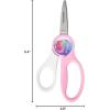 imageFISKARS Magic Morph Kids Scissors  Image Moves when Tilted  Pointedtip for Ages 4  Fun TRex Design  Back to School SuppliesMermaid
