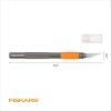 imageFiskars 1651101001 Easy Change Detail Craft Knife No 11 blade OrangeWhite8 in Exacto Knife