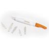 imageFiskars 1651101001 Easy Change Detail Craft Knife No 11 blade OrangeWhiteCutting  Carving Set