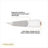 imageFiskars 1651101001 Easy Change Detail Craft Knife No 11 blade OrangeWhiteEasy Change Knife  2 Blade