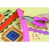imageFiskars 23517097J Circle Hand Punch 18 Inch Purple  Pink14 in Heart