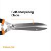 imageFiskars 23Inch PowerLever Hedge Shears SelfSharpening PrecisionGround Steel Blades For TrimmingShaping Hedges and Shrubs in Your Garden Lawn and Yard Tools BlackOrange