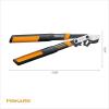 imageFiskars 32Inch Loppers for Tree Trimming Heavy Duty LowFriction Sharp Steel Blade Branch Cutter up to 2Inch Diameter Cut Capacity PowerGear2 Technology that Multiplies Power for Less Effort18 in