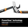 imageFiskars 32Inch Loppers for Tree Trimming Heavy Duty LowFriction Sharp Steel Blade Branch Cutter up to 2Inch Diameter Cut Capacity PowerGear2 Technology that Multiplies Power for Less Effort32 in