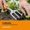 imageFiskars 3in1 Garden Tool Set Includes Trowel Transplanter and Cultivator for Outdoor Gardening Ergonomic Yard Tool KitRecyclable Package
