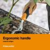 imageFiskars 3in1 Garden Tool Set Includes Trowel Transplanter and Cultivator for Outdoor Gardening Ergonomic Yard Tool KitWeeder