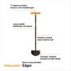 imageFiskars 40quot Steel Tiller Long Handle Hand Tiller for Gardening Garden ToolEdger