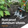 imageFiskars 40quot Steel Tiller Long Handle Hand Tiller for Gardening Garden ToolRotary Cultivator