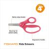 imageFiskars 5quot BluntTip Scissors for Kids Ages 47 For School or Crafting Premium Pink Pack of 1Premium Pink