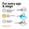 imageFiskars 5quot BluntTip Scissors for Kids Ages 47 For School or Crafting Premium Pink Pack of 1Purple