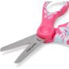 imageFiskars 5quot SoftGrip BluntTip Scissors for Kids Ages 47 3Pack Scissors for School or Crafting Back to School Supplies Blue Purple and Pink DesignsPink Floral