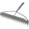 imageFiskars 60quot Pro Garden Rake for Soil with Lightweight Aluminum Handle Heavy Duty Gardening Tool
