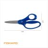 imageFiskars 6quot Big Kids Scissors for Kids Ages 811 Scissors for School or Crafting Back to School Supplies TurquoiseAssorted Colors