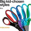 imageFiskars 6quot Big Kids Scissors for Kids Ages 811 Scissors for School or Crafting Back to School Supplies TurquoiseAssorted Colors